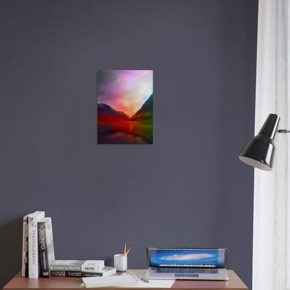 Glencoe Sunset | Signed Fine Art Acrylic Aluminium Wood Prints By Scottish Artist Hunter