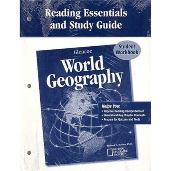 Pre-Owned Glencoe World Geography Reading Essentials and Study Guide Student Workbook (Paperback) by McGraw Hill