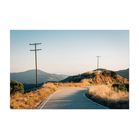 Glendora Ridge - Glendora California Photography Landscape Scenic Nature Mountain Rural Travel Poster Unframed Wall Art Print 4 x 6 inches