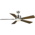 thumbnail image 1 of Glenfalls Collection 5-Blade Reversible Chestnut 56-Inch AC Motor LED Transitional Ceiling Fan, 1 of 2