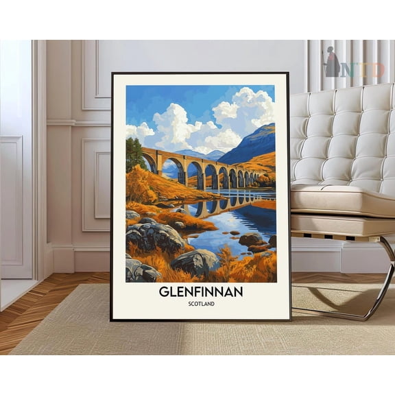 Glenfinnan Scottish Highlands Poster Unframed Paper Print