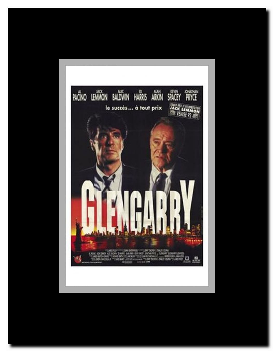 Glengarry Glen Ross Framed Movie Poster