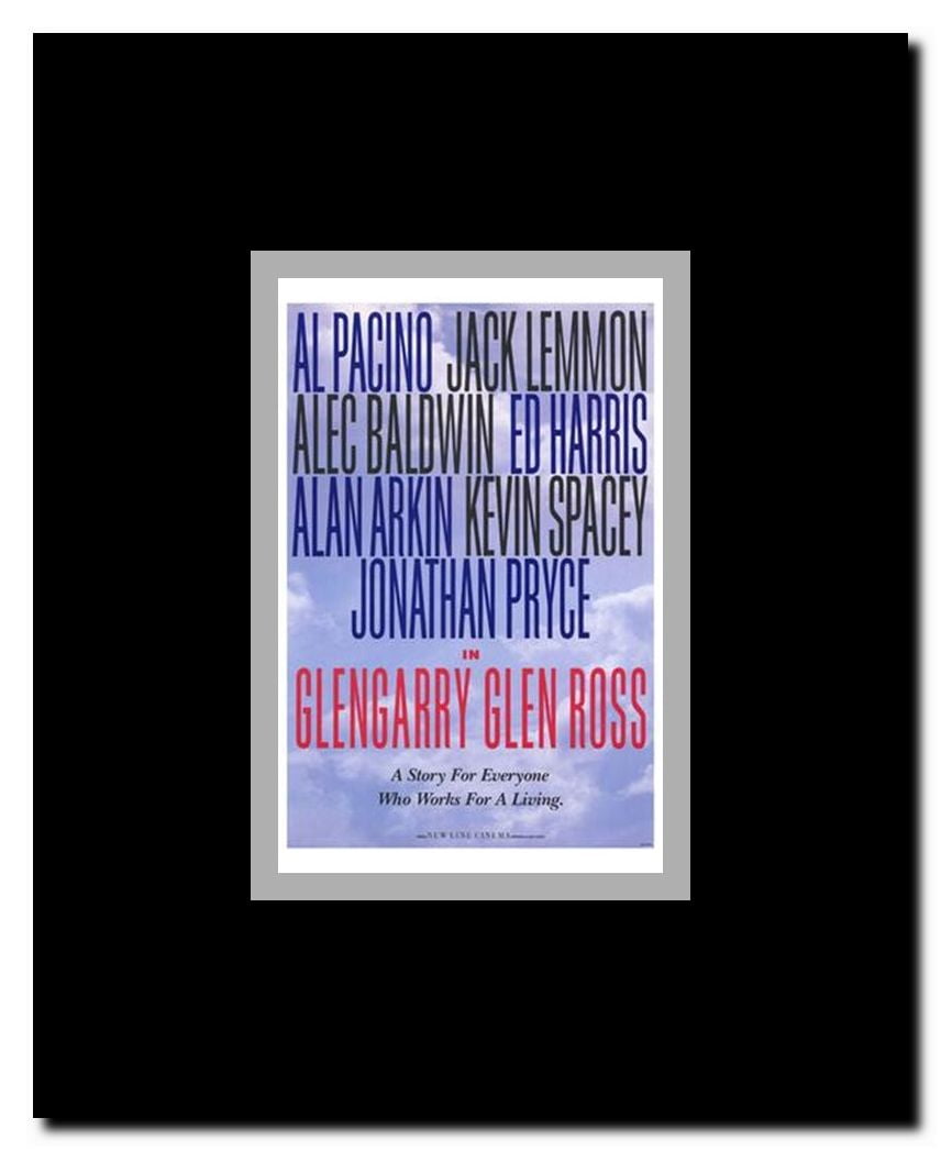 Glengarry Glen Ross Framed Movie Poster