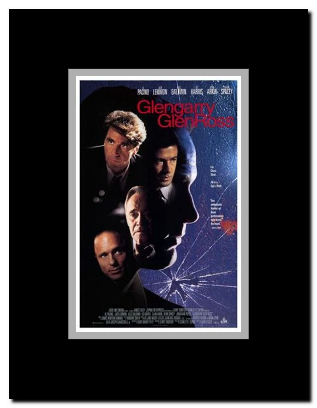 Glengarry Glen Ross Framed Movie Poster