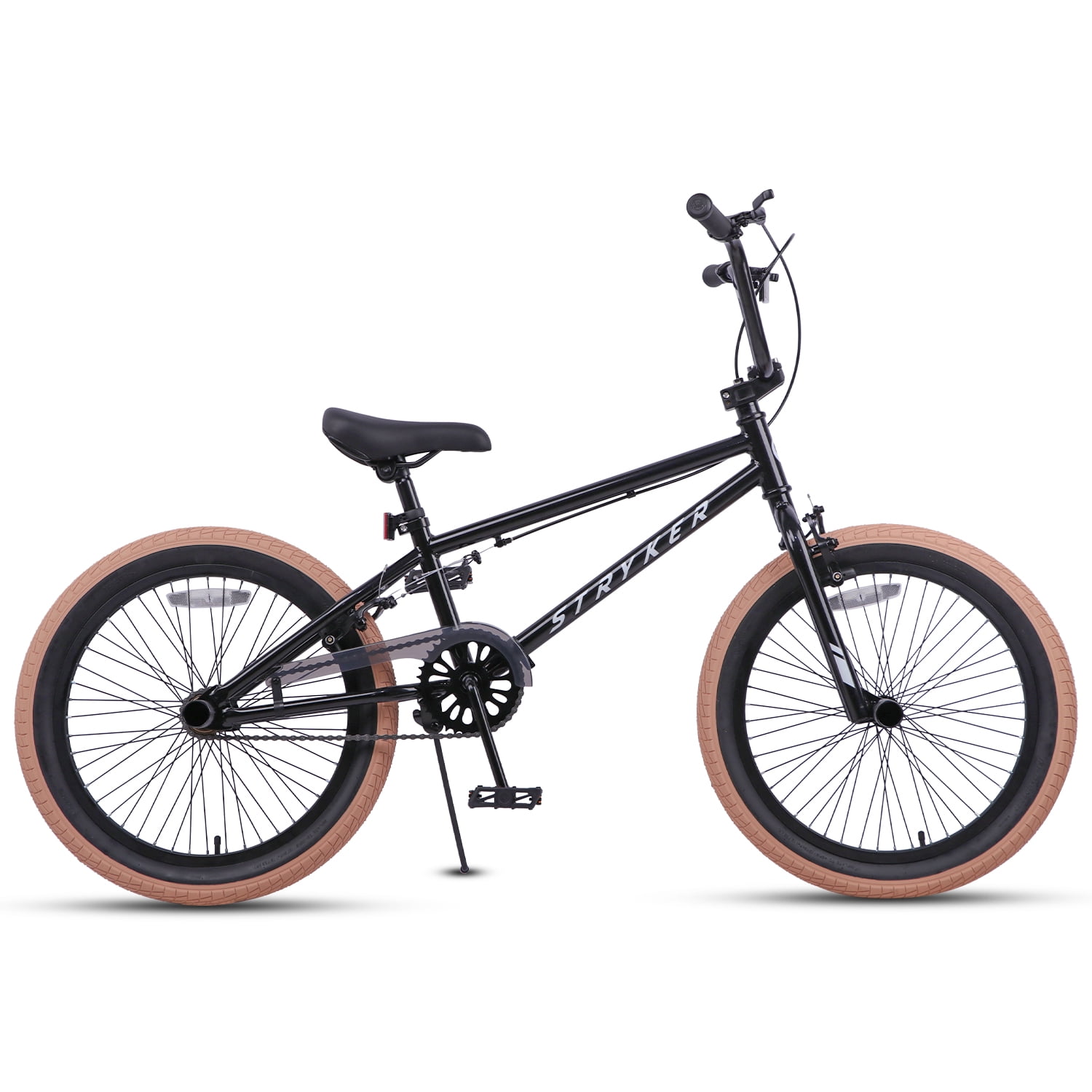 High Level Rider Glengo 20 Inch Freestyle BMX Bike for Beginner Level Rider with 4 Pegs ...