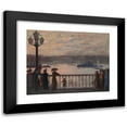 thumbnail image 1 of Glenn Coleman 14x12 Black Modern Framed Museum Art Print Titled - The&nbsp;Fleet (1913), 1 of 5