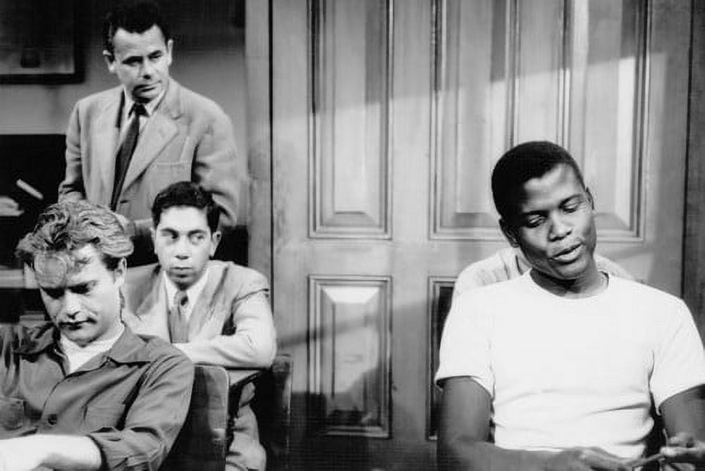 Glenn Ford Sidney Poitier Vic Morrow Blackboard Jungle 24x36 Poster