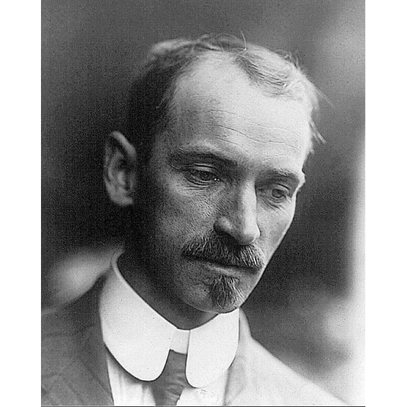 Glenn Hammond Curtiss Aviator Portrait 1909 Style -1 - 12x18 Inch Laminated Aviation Poster - Stunning Detail and Bold Colors