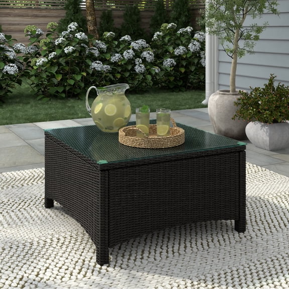 Alvory Outdoor Square Coffee Table