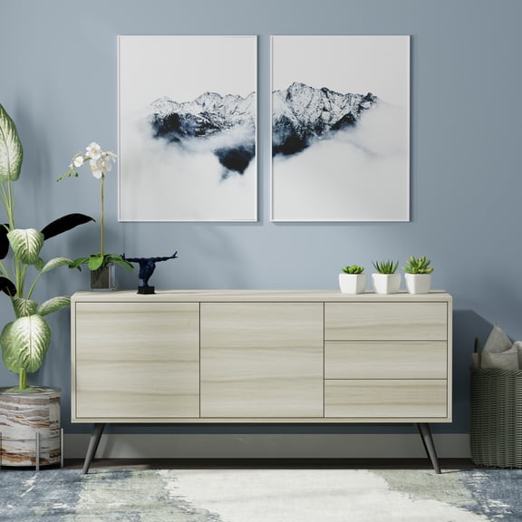 Atlas 59" Mid-Century Modern Buffet/Sideboard/TV Console