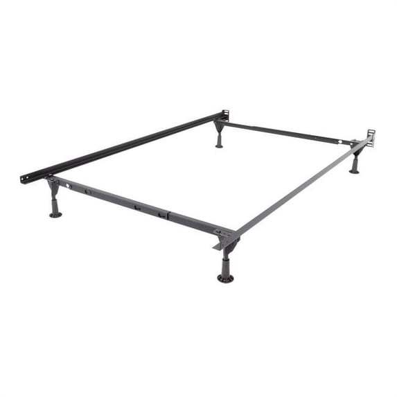 Glenwillow Home I-34G Insta-Lock Bed Frame with Glides - Twin Size & Full Size