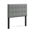 thumbnail image 1 of Glenwillow Home Kaya Upholstered Headboard Twin - Stone (Light Gray), 1 of 5