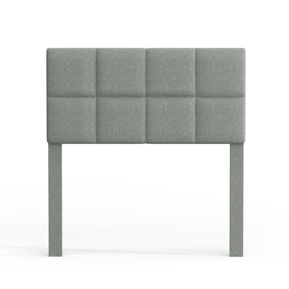 Glenwillow Home Paio 20" Twin Upholstered Headboard - Light Grey