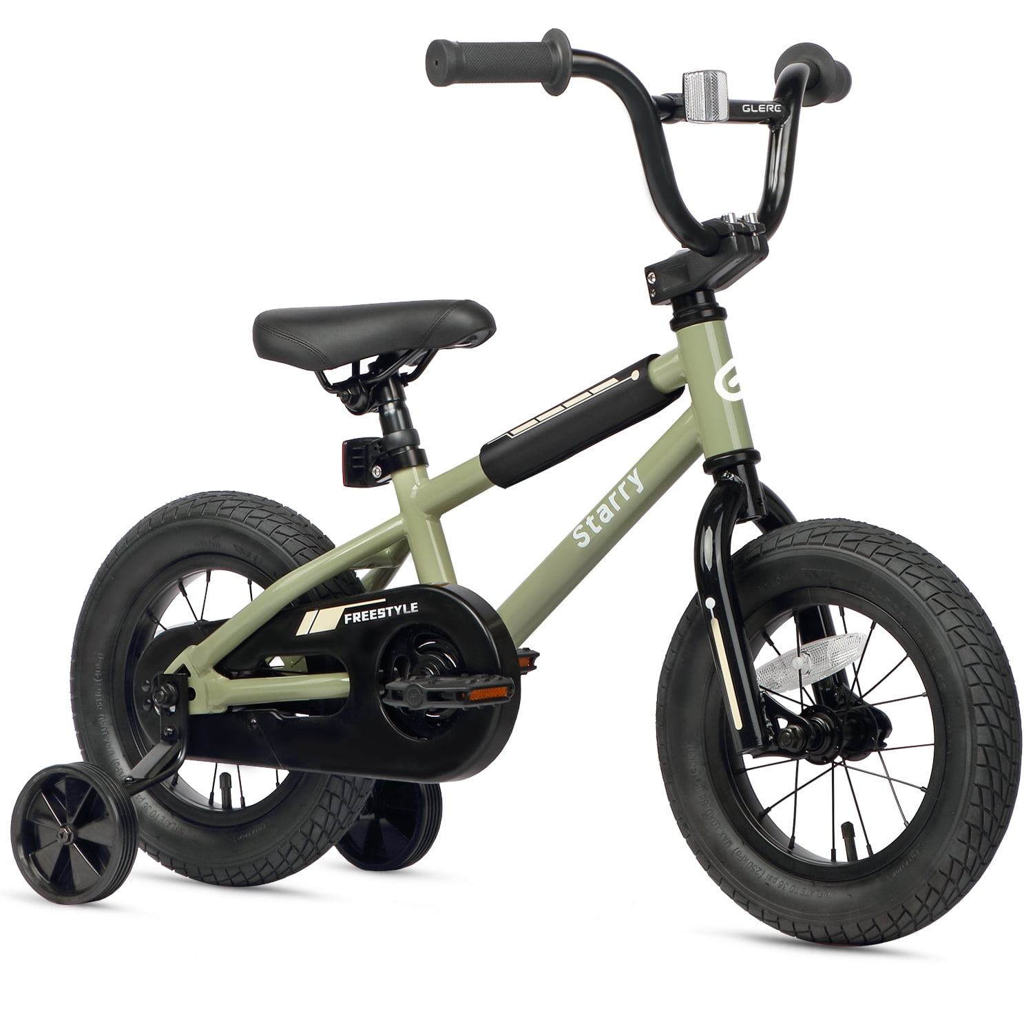 Glerc 12 inch Kids Bike for 1 2 3 4 Years Old Boys Girls Beiginner