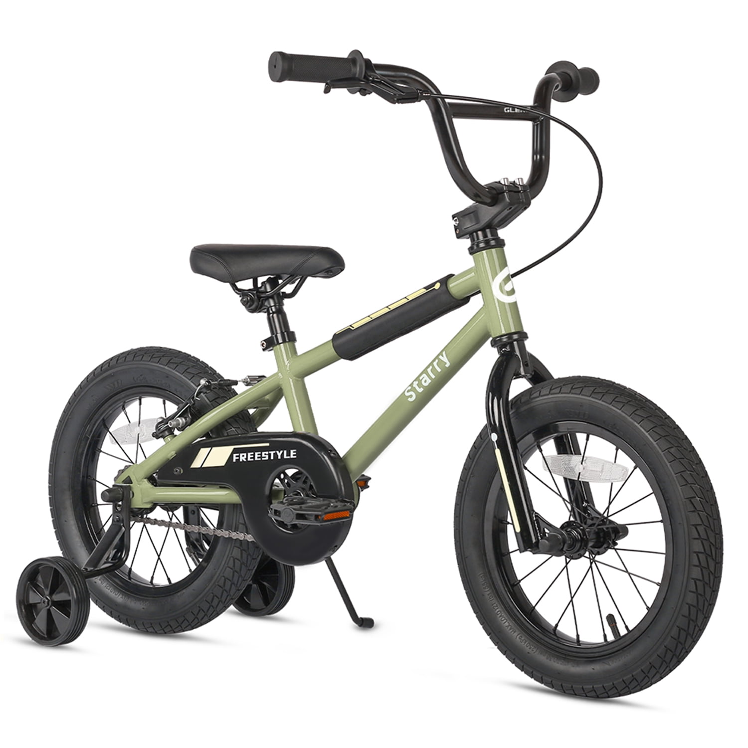 Glerc 14 Inch Little Kids Bike BMX Style Bicycle with Training Glerc 14 Inch Little Kids Bike BMX Style Bicycle with Training