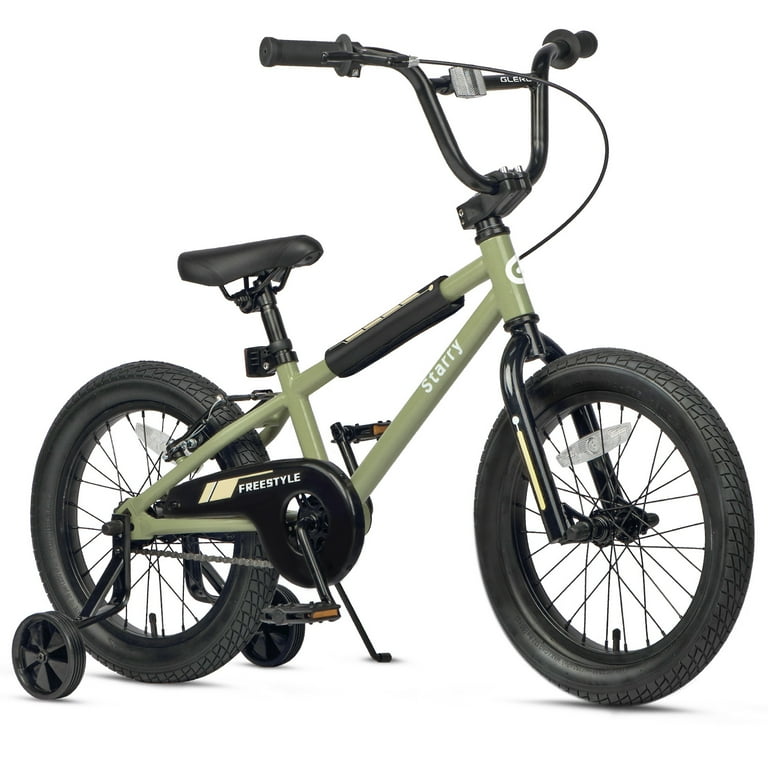 Glerc 16 Inch Little Kids Bike for Over 4 Years Old Boys Girls