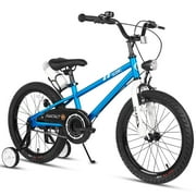 Glerc 16 inch Kids Bike for Child 4-7 Years old Boys Girls with Water Bottle Holder & Headlight & Training Wheels, Blue