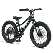 Glerc 24" Mountain Bike For Beginner-Mars,Black