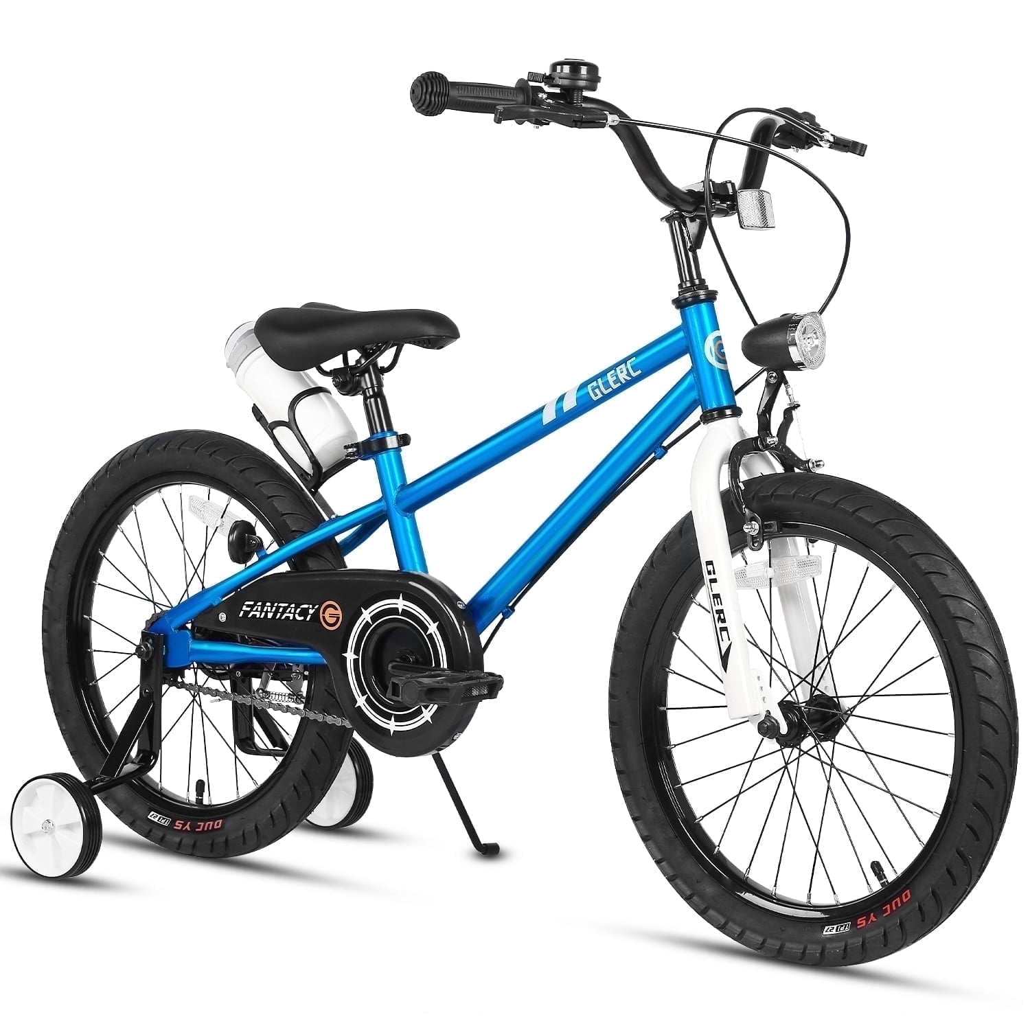 Glerc 18 inch Kid Bike for 5-9 Years Old with Water Bottle Holder