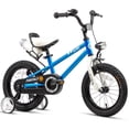 thumbnail image 1 of Glerc 14 inch Kids Bike for Child 3-5 Year old Boys Girls with Water Bottle Holder & Headlight & Training Wheels, Blue, 1 of 9