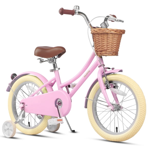 Glerc Little Molly 16 inch Kids Girls Bike for 4-7 Years Old Child,gifts,Pink