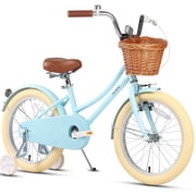 Glerc Little Molly 18 inch Kids Girls Bike for 5-9 Years Old Child,gifts, Blue