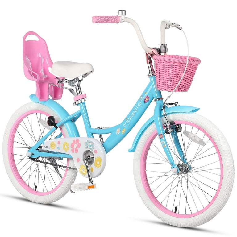 Glerc Maggie 20 Inch Girls Bike, Princess Style with Doll Seat