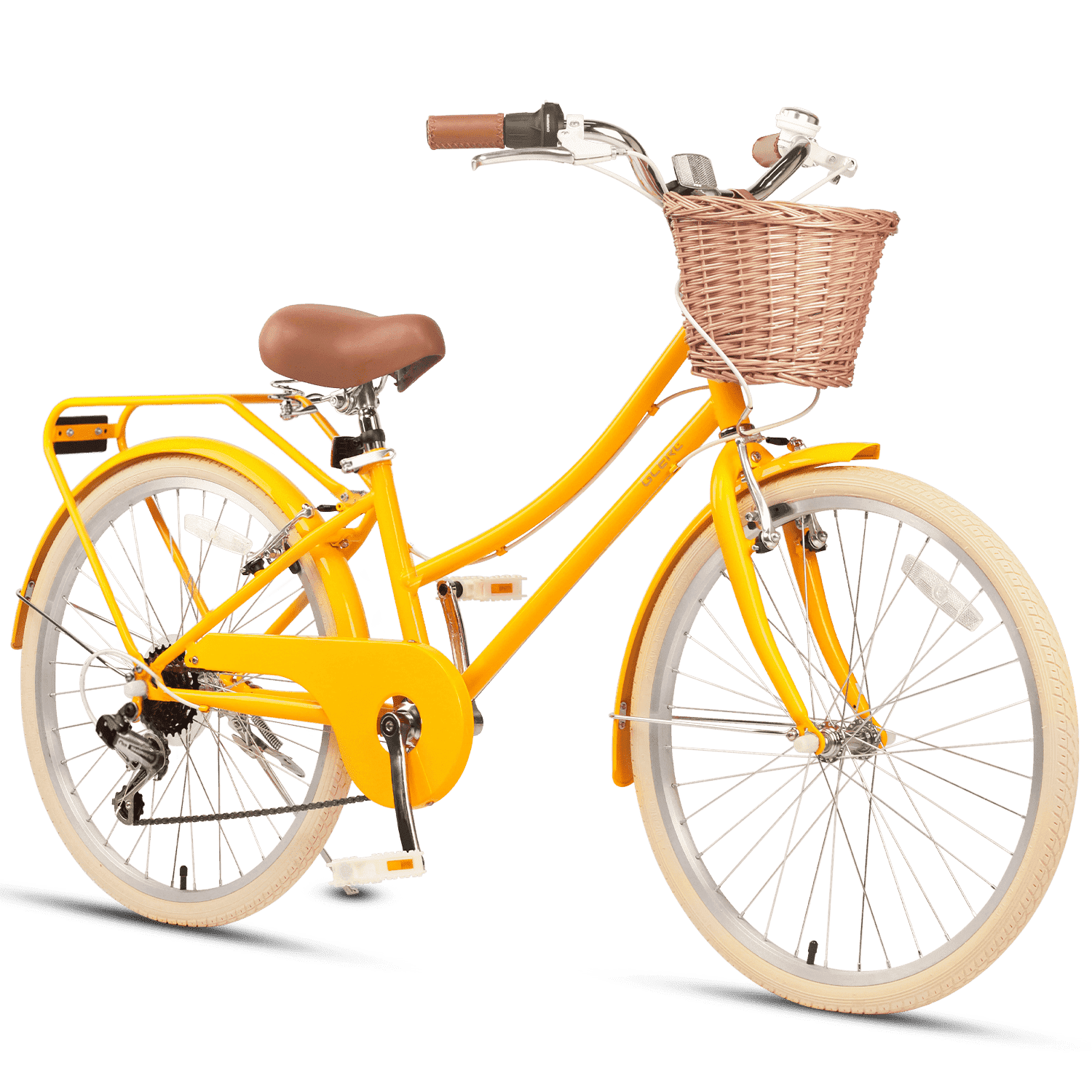 【Glerc】Missy女の子自転車 24インチ レトロシティーサイクル Glerc 24