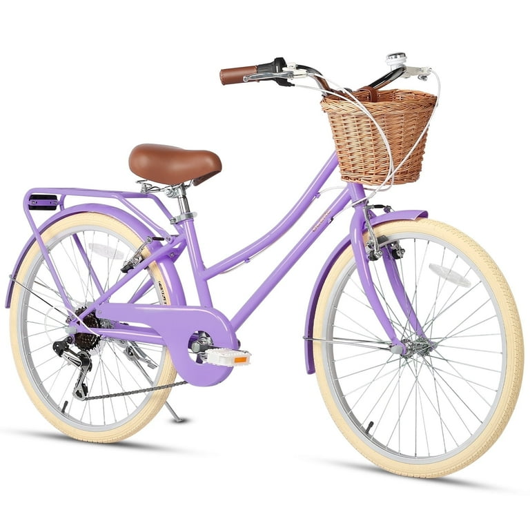 【Glerc】Missy女の子自転車 24インチ レトロシティーサイクル Glerc 24