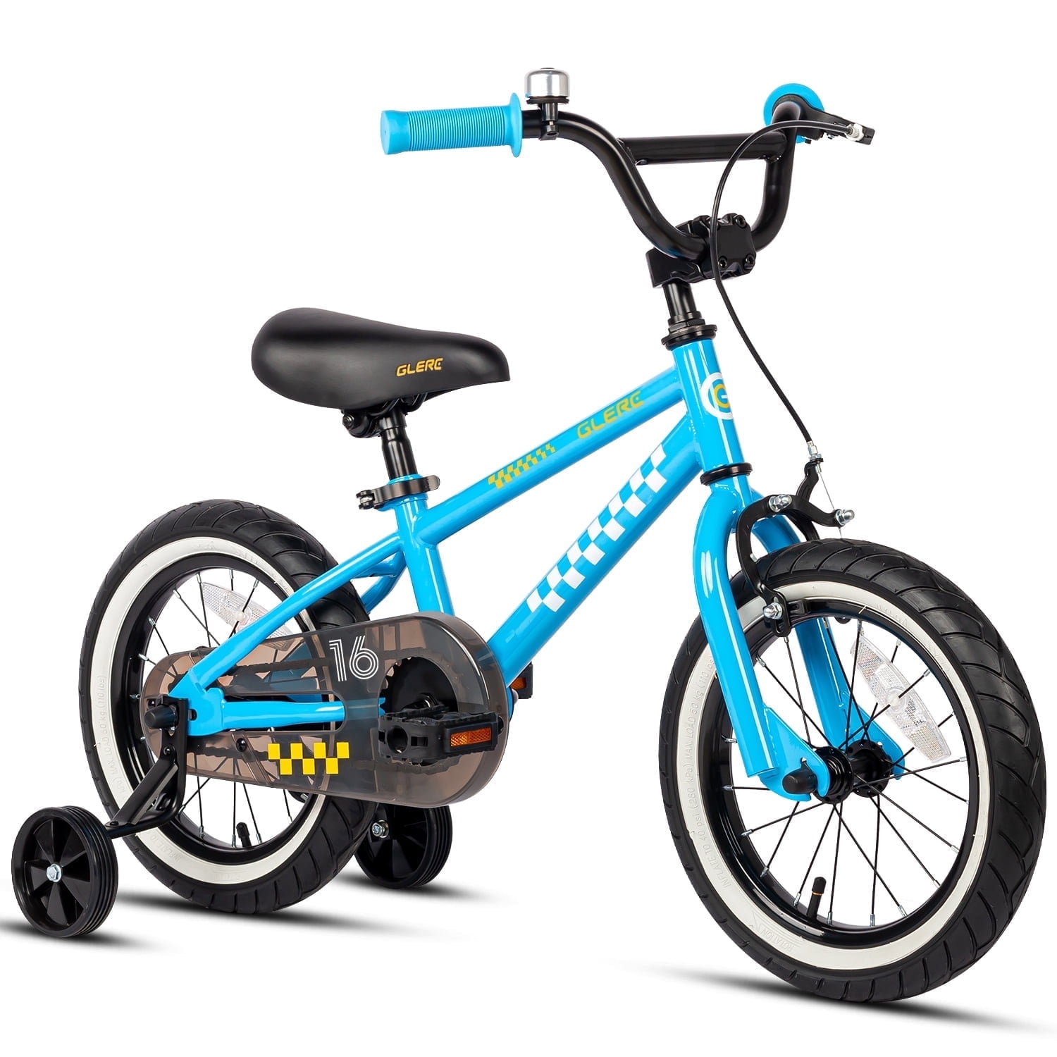 【Glerc】NuNu 　16インチ　 子ども用自転車 　BMXスタイル自転車 Glerc NuNu 16 Inch Kids Bike Ages 4 5 6 7 Years Old Little