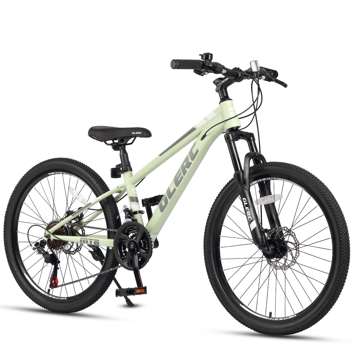 Glerc Skyline 24 Inch Kids Mountain Bike for Boys Girls 10 11 12