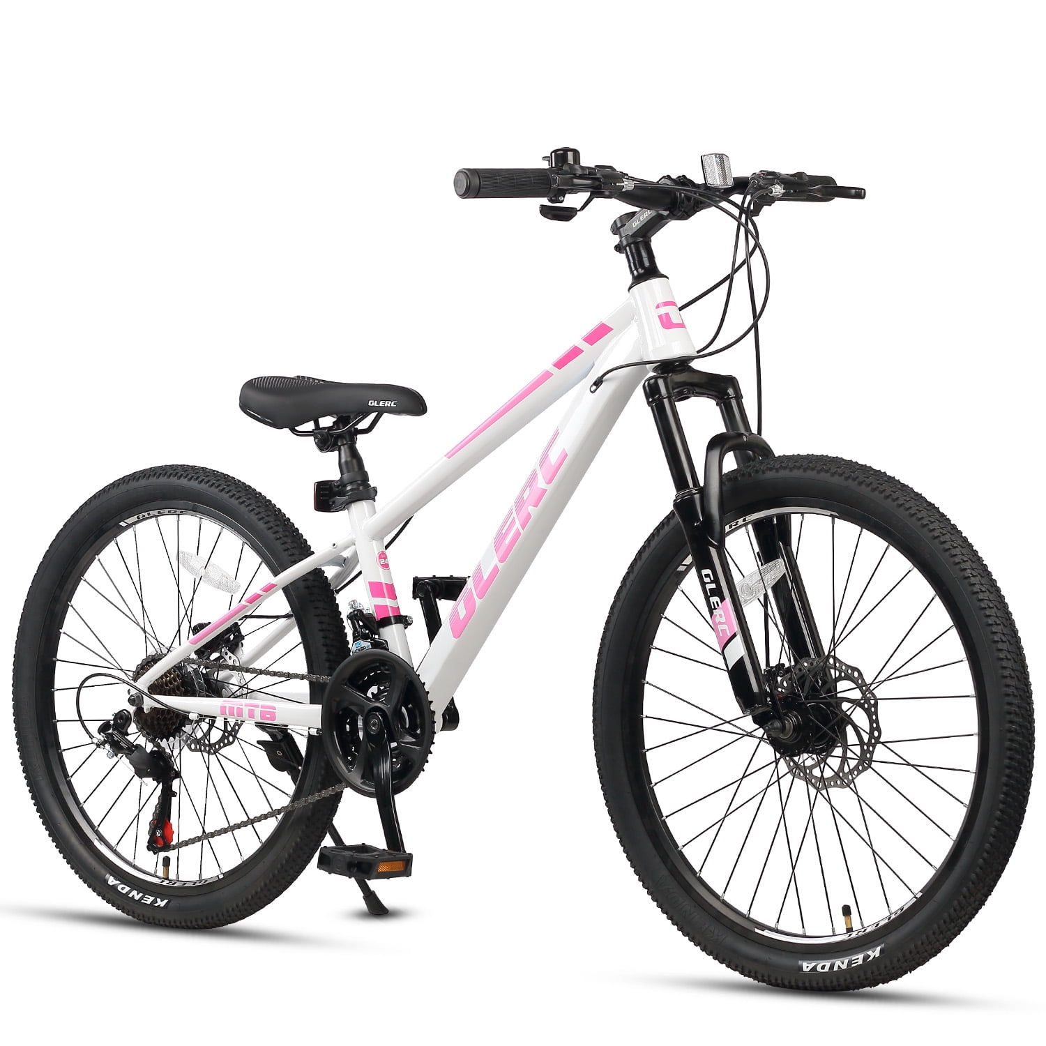 Glerc Skyline 24 Inch Kids Mountain Bike for Boys Girls 10 11 12 13 14 ...