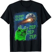 Glerp Glorp Alien Cat Version Two T-Shirt