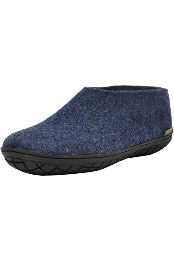 Wool Shoe Rubber Outsole Denim / Black Rubber  41-N14-20-00 Men's Size 7.5