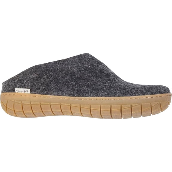 Glerups Unisex BR-02 - Felt Slippers With Rubber Sole 37 M