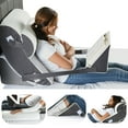 Gleur Wedge Pillow Set Backrest Post Surgery Recovery Includes a Patent