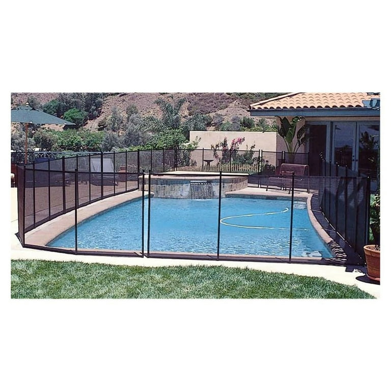 Gli In Ground Fence Section 4 x 10 Designer Black 30 0410 BLK