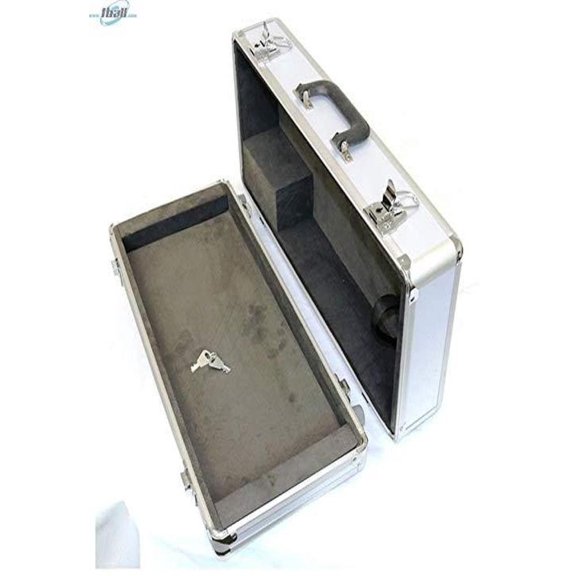 Universal padded aluminum travel case designed for the DMC1000 controller but ideal for many other applications