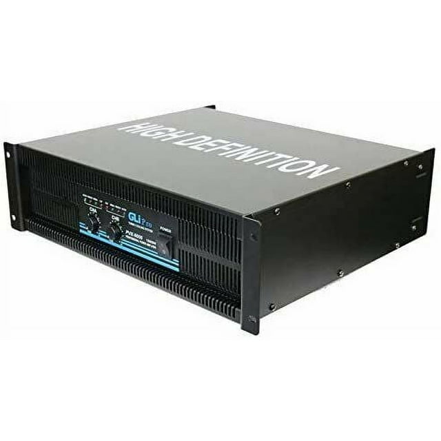 Gli Pro PVX9000 10,000 W Max Stereo Power Amplifier Black