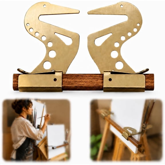 GliJian Artist Hand Support Bridge and Mahlstick Set, Adjustable Hand Rest for Painting Drawing Detail Work, for Canvas Illustration Miniature Art