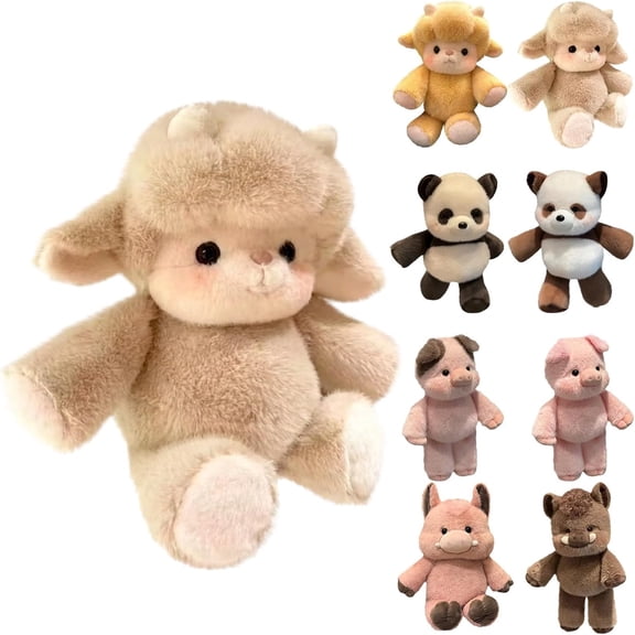 GliJian Cute Animal Run Plush Kawaii Plushies Dolls Adorable Soft Stuffed Animals Figure Cute Toys Soft Birthday Gifts for Fans