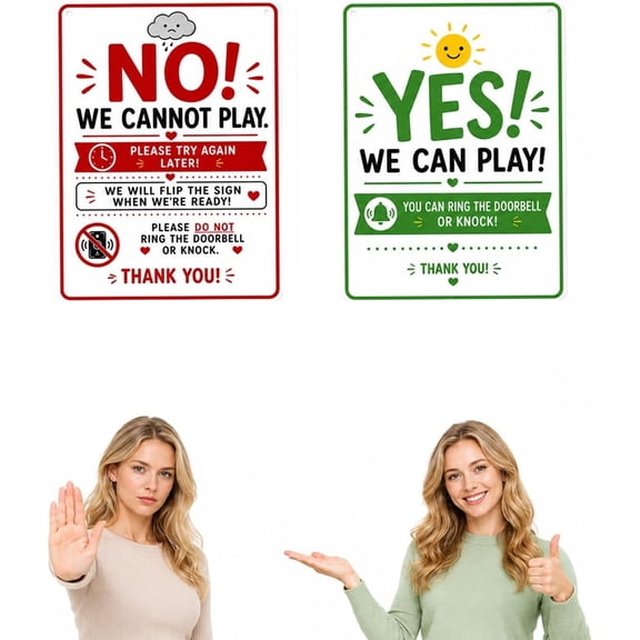 GliJian Funny Reversible Quiet Time Metal Door Sign - Let the Door Do the Talking, Double-Sided Do Not Disturb Please Knock Sign, Funny Doors Hanger Signs