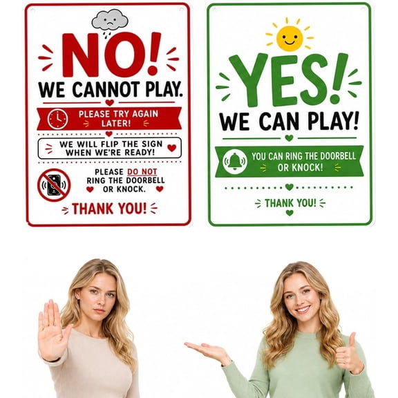 GliJian Funny Reversible Quiet Time Metal Door Sign - Let the Door Do the Talking, Double-Sided Do Not Disturb Please Knock Sign, Funny Doors Hanger Signs