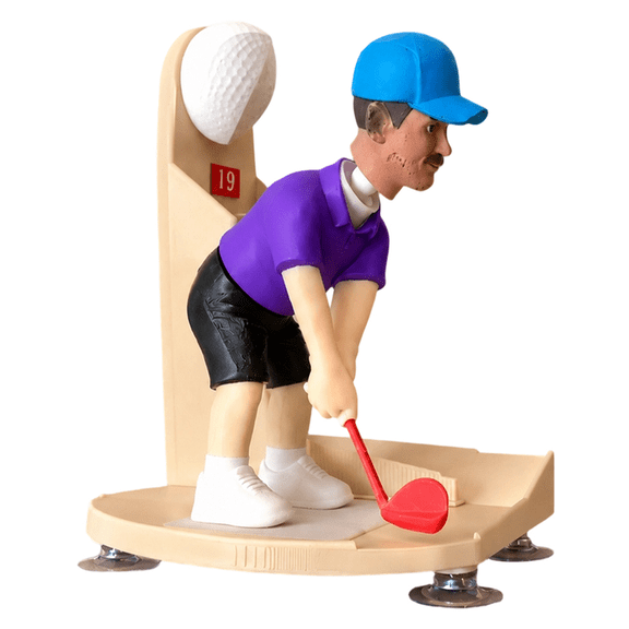 GliJian Golf-Themed Automatic Bottle Opener, Funny Beer Cap Launcher & Catcher, Novelty Golf Beer Opener Gift for Men, Dad, Golf Lovers