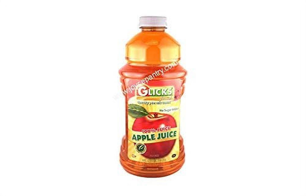 Glick's 100 Apple juice 64 fl oz pack of 6