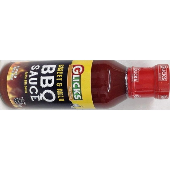 Glicks Sweet & Mild BBQ Sauce Kosher Passover 14 Oz. Pk Of 6.