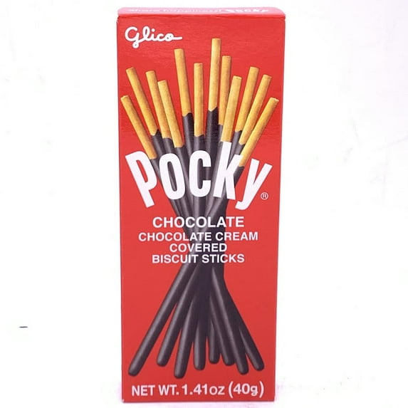 Glico Pocky Chocolate Cream Covered Biscuit Sticks 1.41oz/(40g)