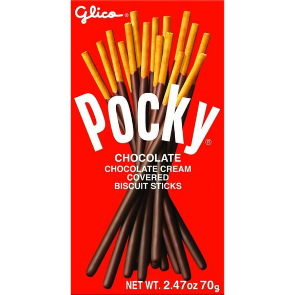 Glico Pocky Chocolate Cream Covered Biscuit Sticks, 2.47 oz