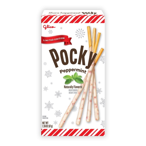 Glico Pocky Peppermint Cream Biscuit Sticks for Breakroom