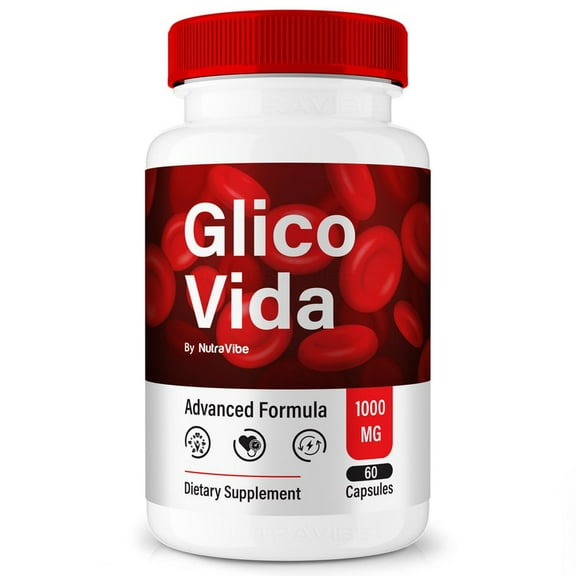 Glico Vida Original Formula with a Clean Blend to Support Healthy Circulation, Natural Energy & Balanced Levels | Just 2 Easy-to-Swallow Pills Daily (60 Capsules)
